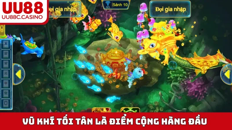 Vũ khí tối tân là điểm cộng hàng đầu