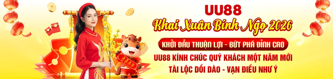 uu88 banner khai xuân bính ngọ